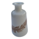 Vintage Soliflore in White Opaline with Feather Motif — Blown Glass (Pon)