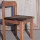 Set of six elm chairs from the 60s DLG regain