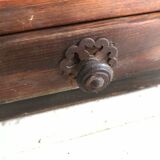 Vintage wooden curtain box