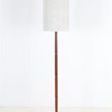 Mid-century teak floor lamp / Danish modern design / 1960s