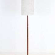 Mid-century teak floor lamp / Danish modern design / 1960s