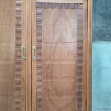 Asymmetrical art deco wardrobe