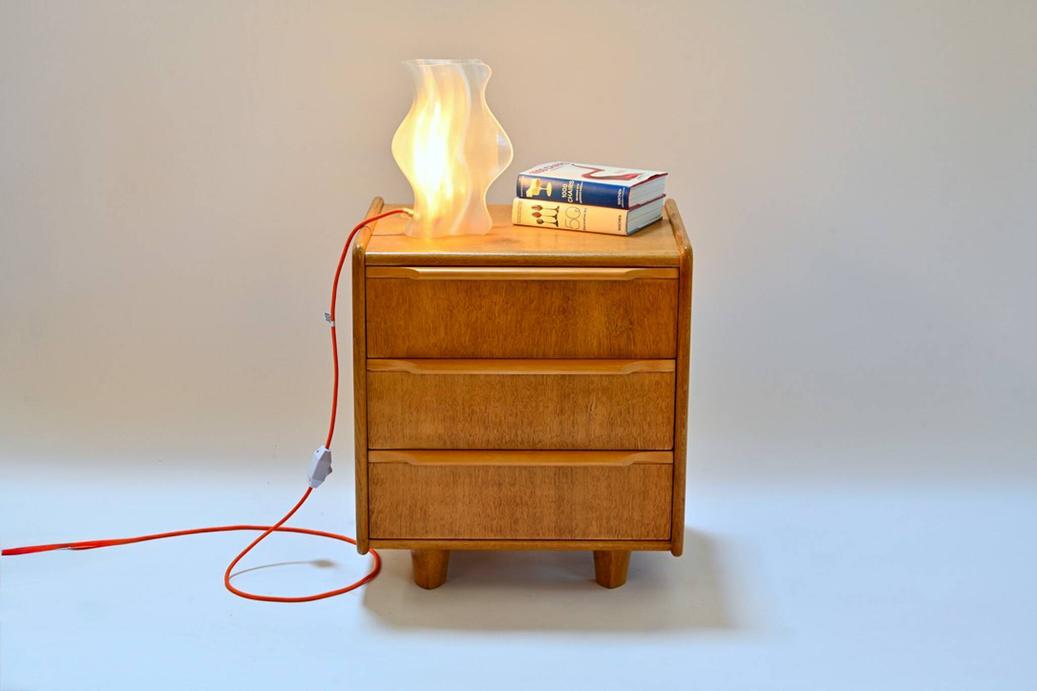 Small Cees Braakman chest of drawers in oak veneer