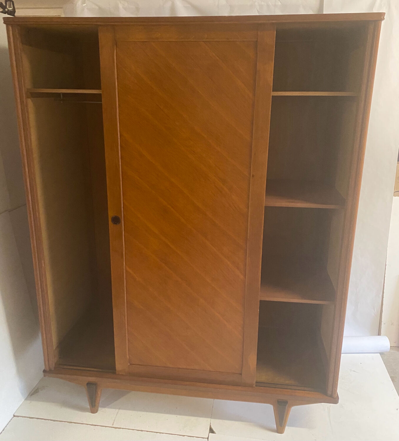 Vintage cabinet feet compass