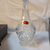 Set of 6 wine glasses and carafe in Lorraine Crystal - Gérard Model