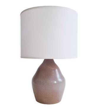Pied de lampe céramique rose - Décoration