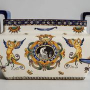 Jardinière en faïence de Gien XIXème