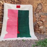 Moroccan rug in natural wool 2.5x1.5 m