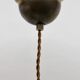 Art Deco Ceiling Lamp, Scailmont Belgium Glass Shade, 1930s