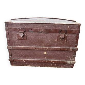 Old travel trunk