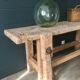 Antique workbench in light wood