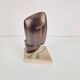 Sculpture abstraite vintage sur socle en marbre, années 1960