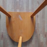 Vintage wooden tripod stool