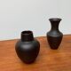 Vintage German vase in ceramic Wormser Terra-Sigillata, set of 2