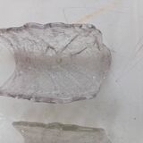 Lot de 3 Appliques en verre de Murano " Tuiles "