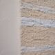 Tapis artisanal tissé main en coton recyclé - Crème et blanc