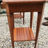 2 old bedside tables in marquetry