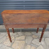 Old wooden stepped desk