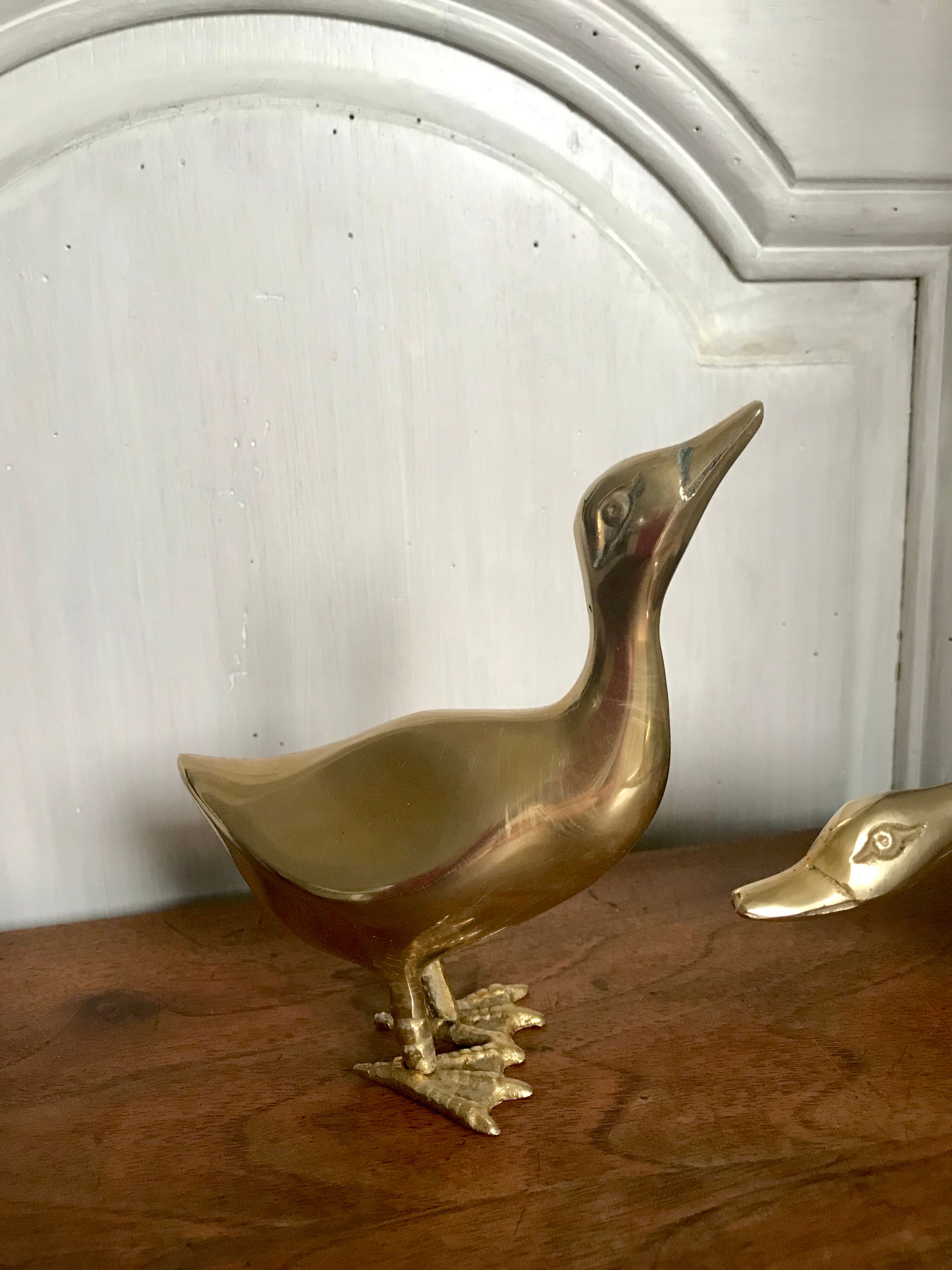 Brass duck couple