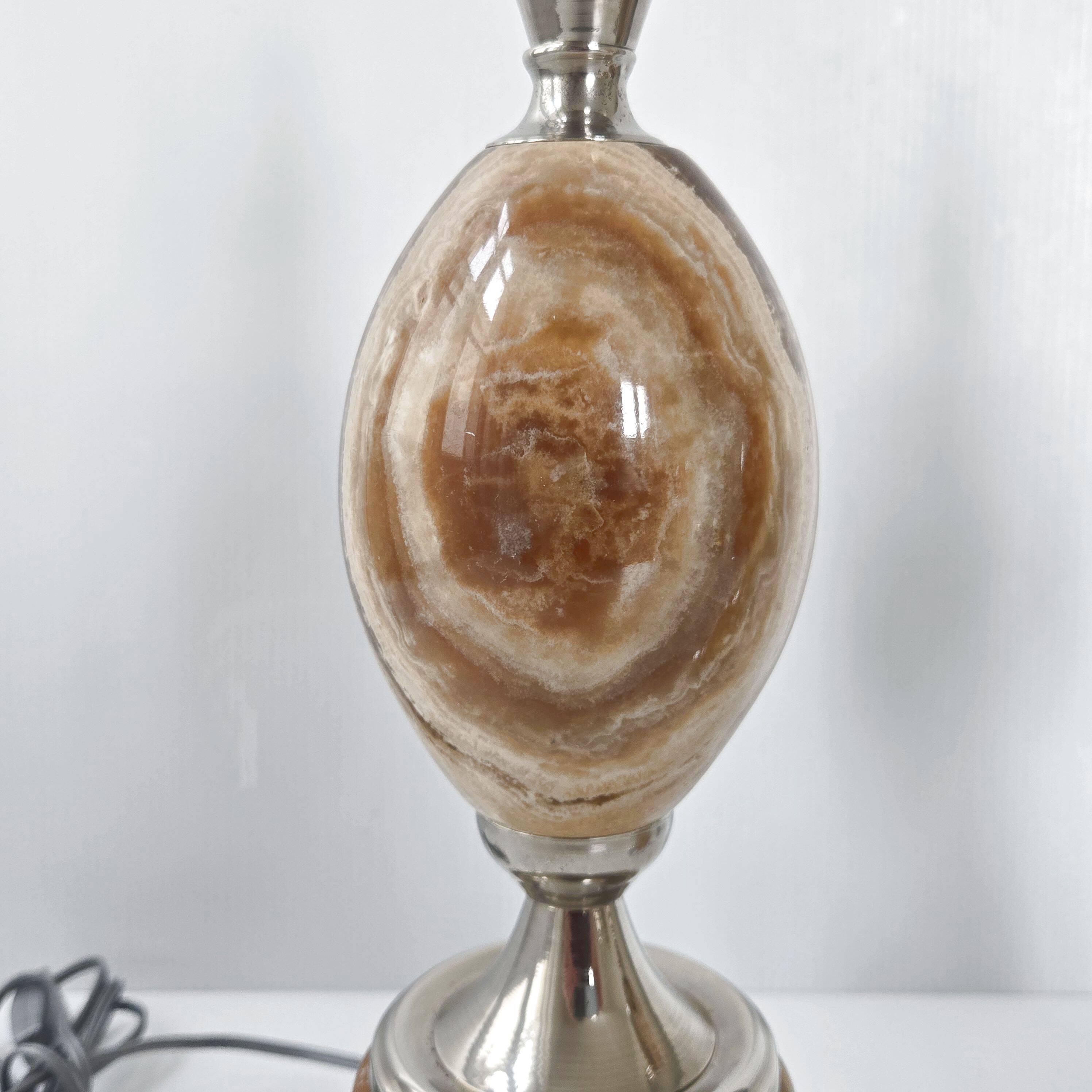 Paire de lampes oeuf vintage 1970