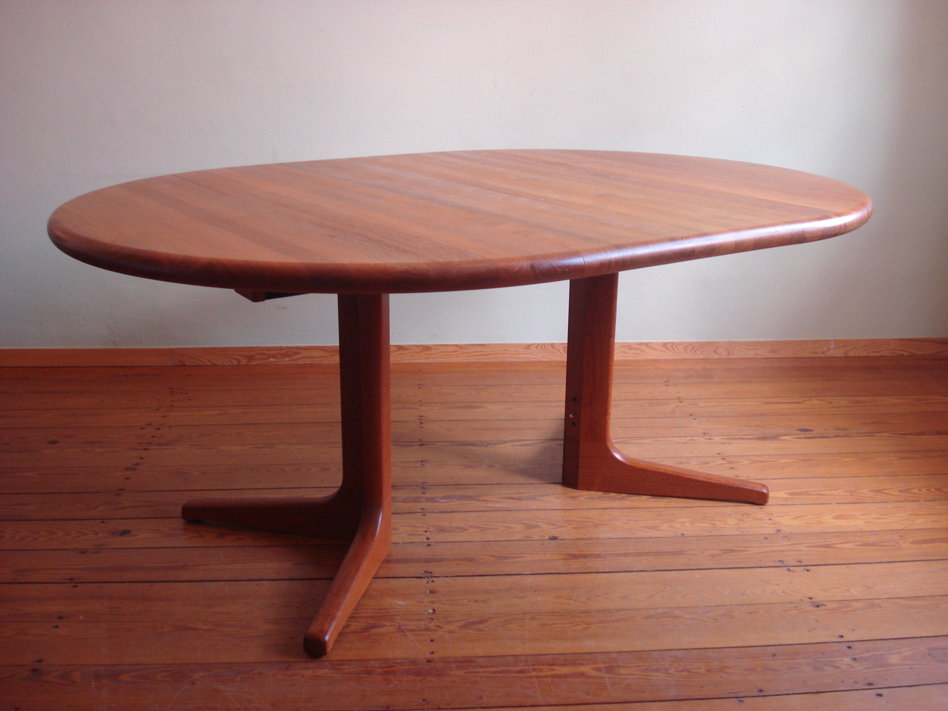 Table à manger extensible, teck massif, Glostup