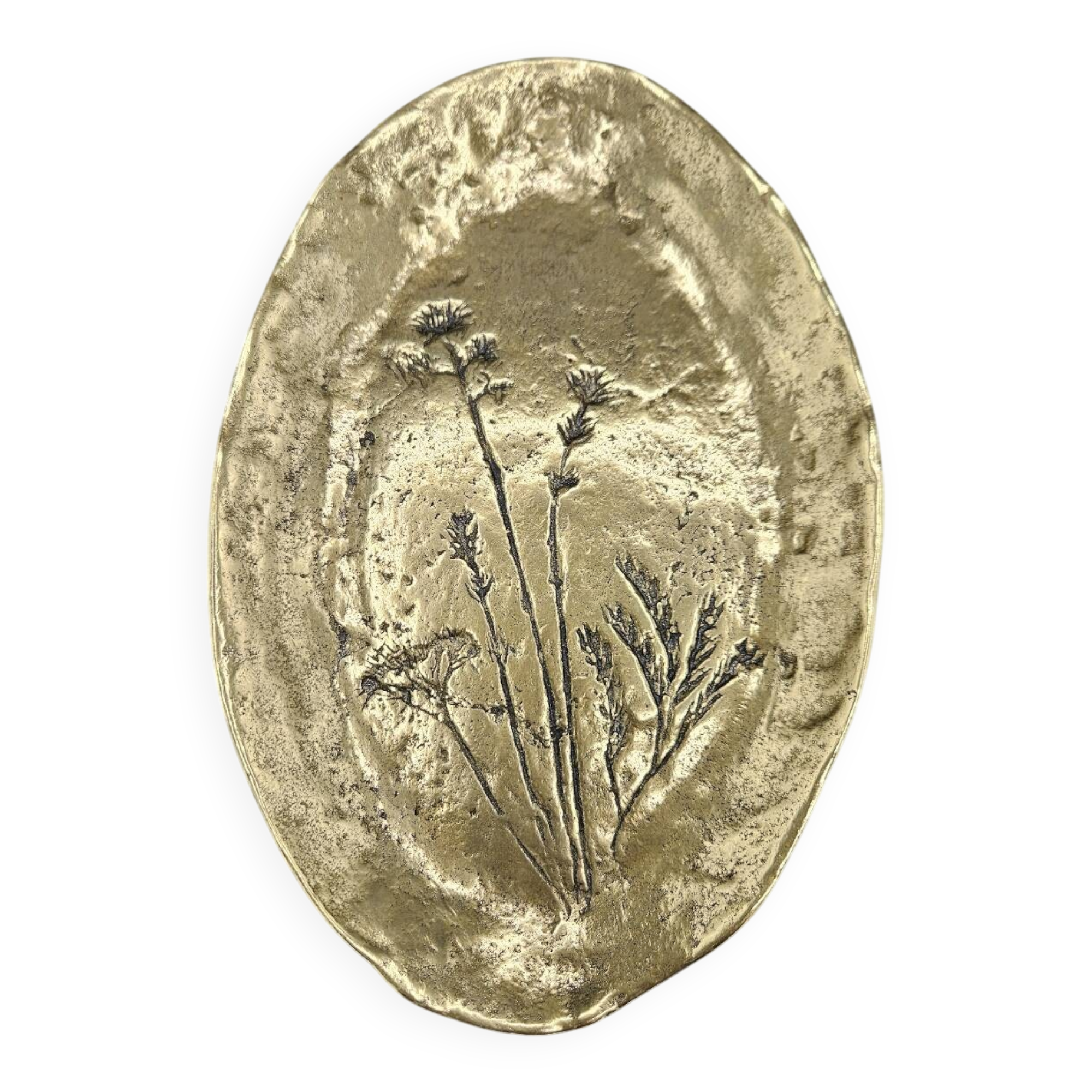 Empty Bronze Pocket Floral Decor