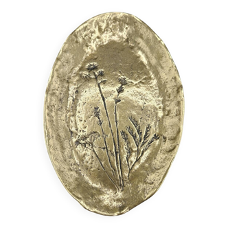 Empty Bronze Pocket Floral Decor