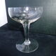 Set de 4 coupes à champagne vintage en verre meulé