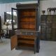2-part, 2-door, 2-drawer pine sideboard from the 1900s
