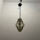 Murano Glass Wrought Iron Light Pendant