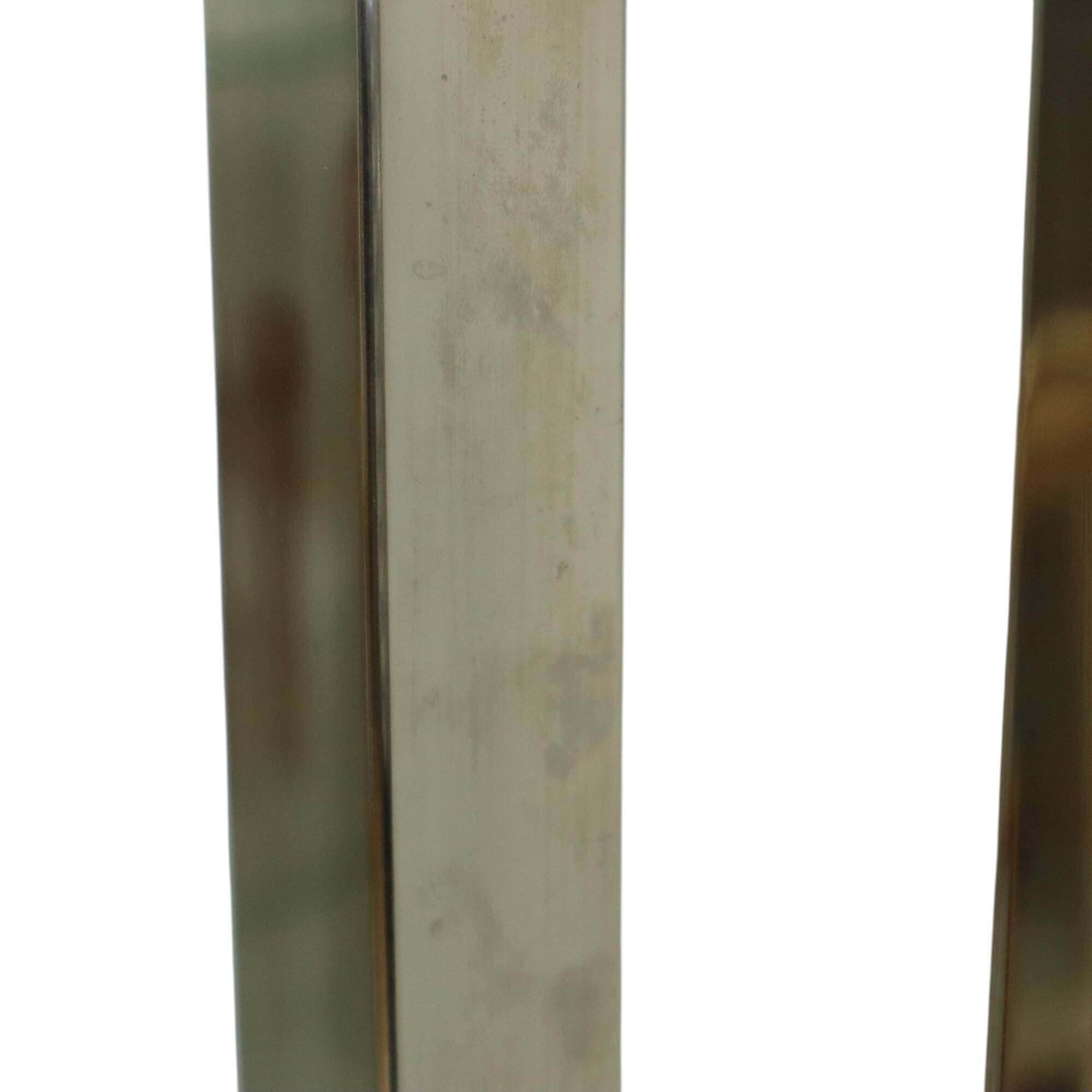 Eichholtz Arlington Design Floor Lamp Stainless Steel Granite Base 152cm