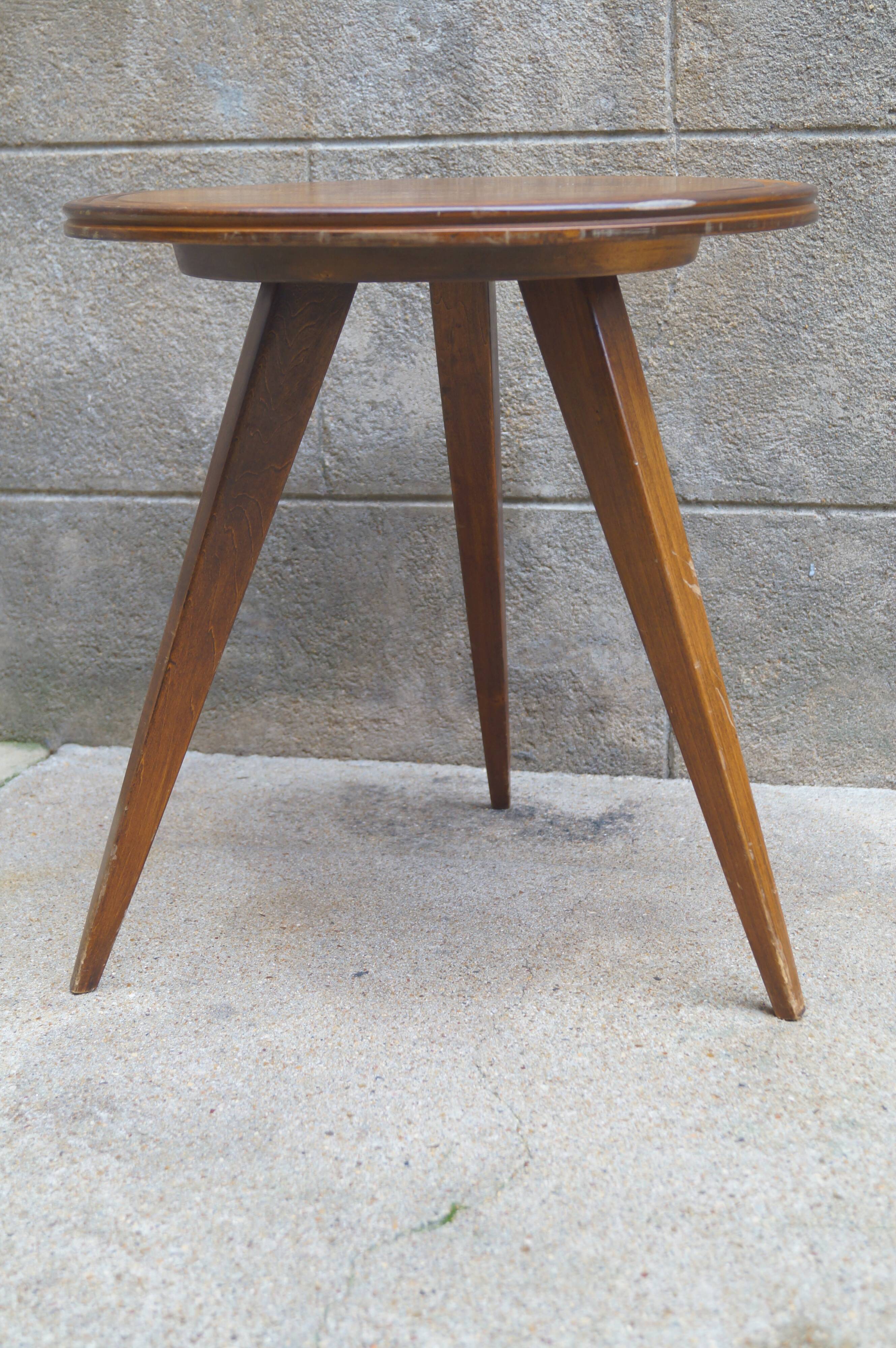 Tripod coffee table 1950