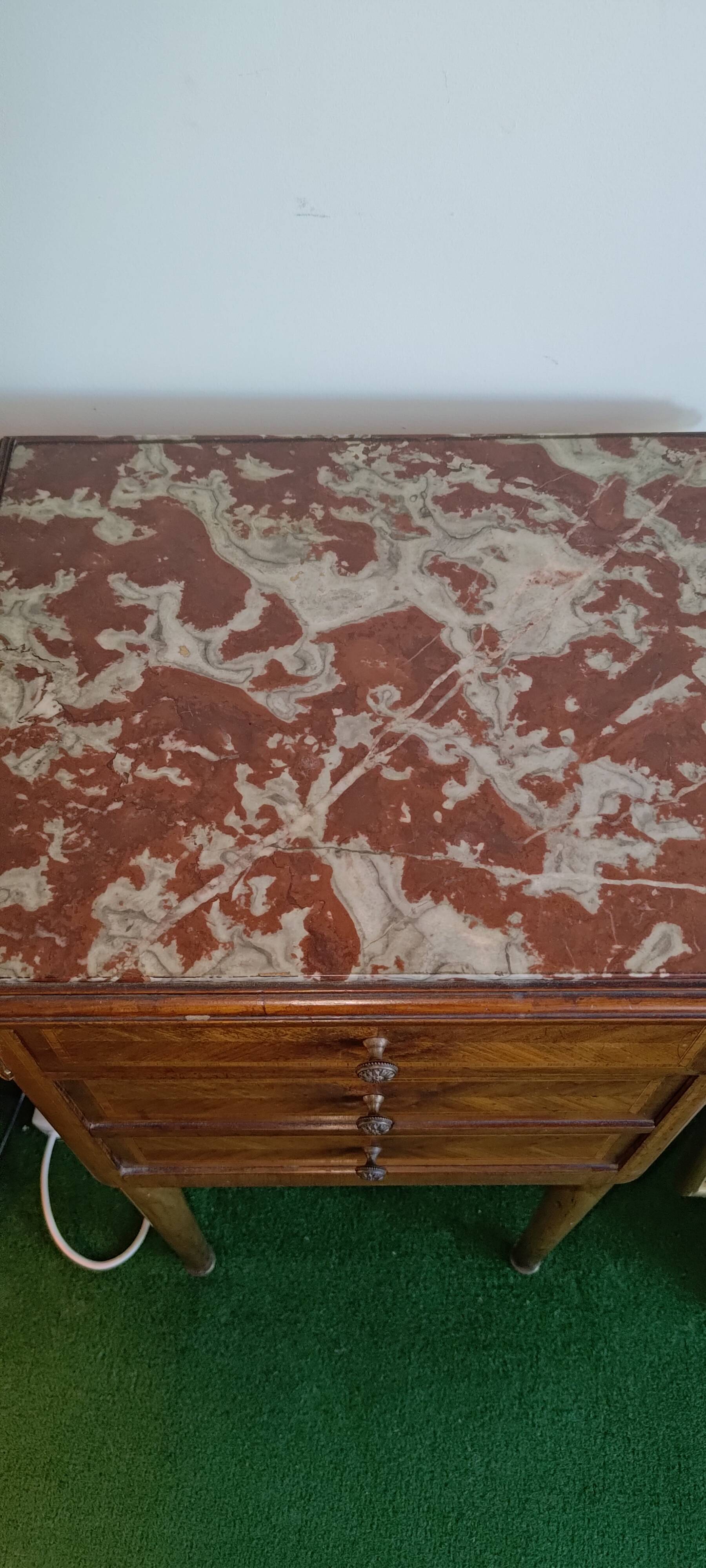 19th-century bedside or side table