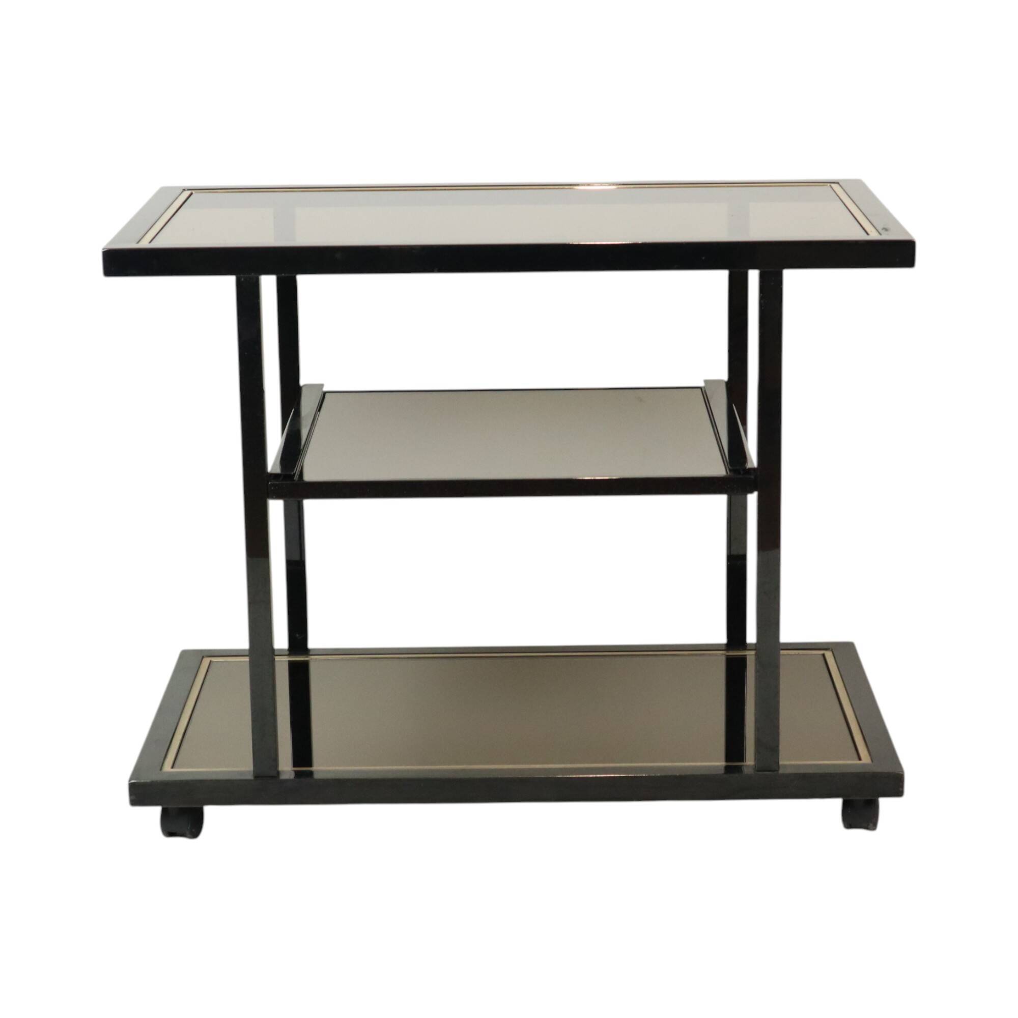 Belgo Chrom by Roger Van Hevel Design Bar Trolley 23kt Gold