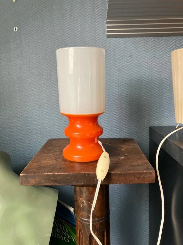 Opaline lamp vintage
