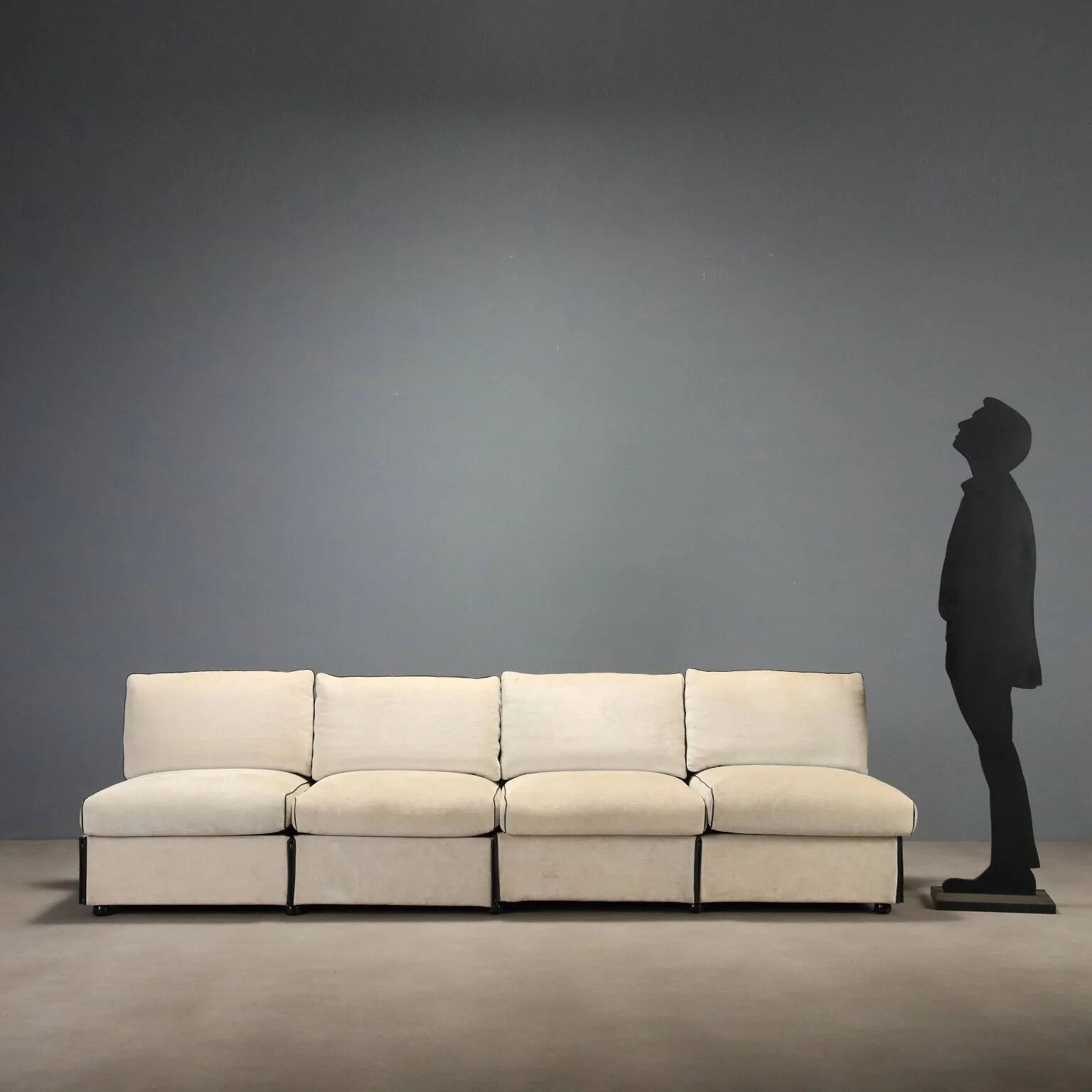 "Chair-a-bank" sofa by Mario Bellini for Cassina