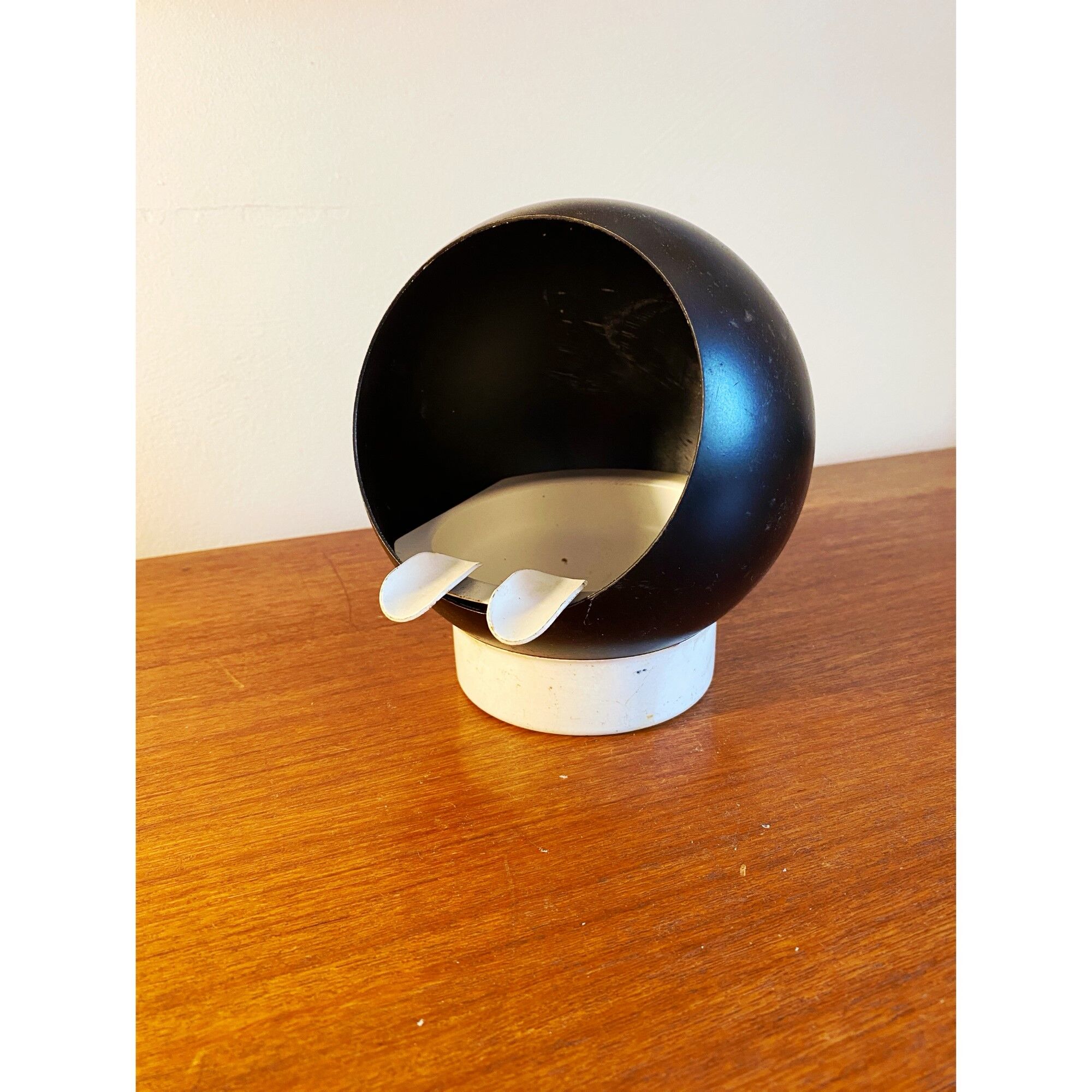 Seventies metal ashtray