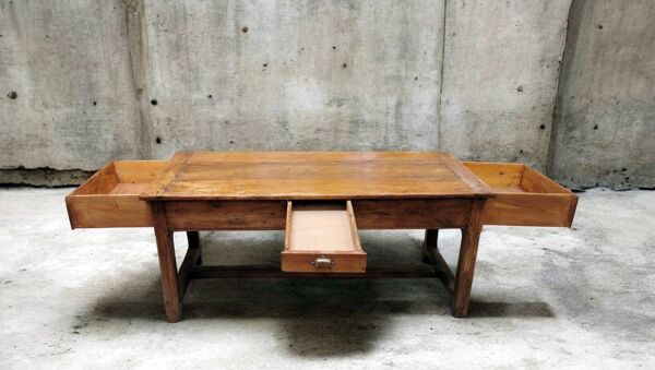 Table de ferme, monastère, chêne massif 19 -ème ou avant