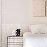 Large candle holder - CREAM WHITE