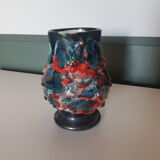 Glazed ceramic pitcher