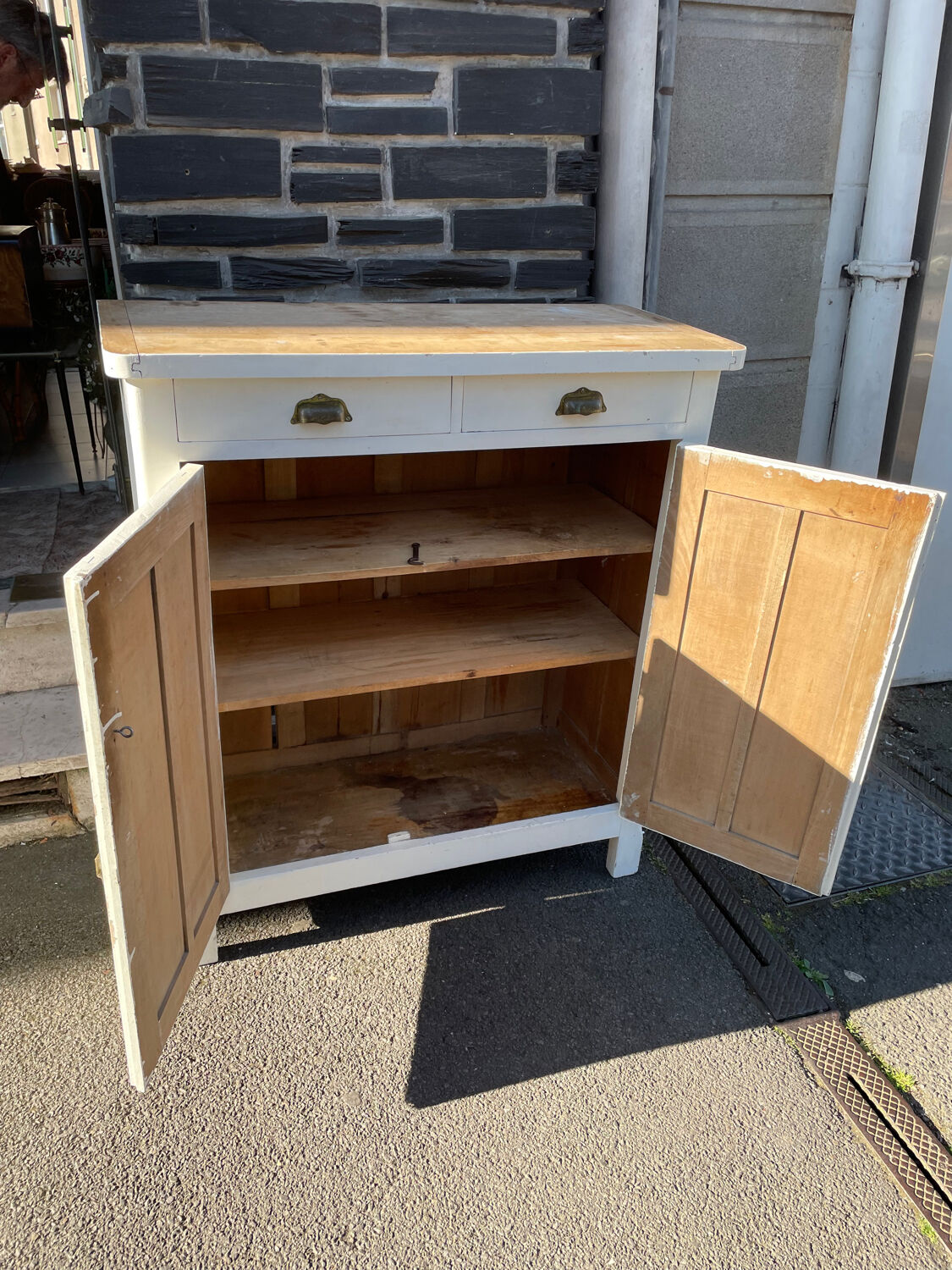 Parisian sideboard white wood
