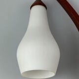 60s 70s lamp teak light wall lamp Uno & Östen Kristiansson for Luxus