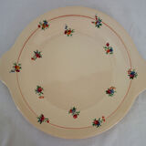 8 dessert plates with presentation dish, Béarn model, Orchies