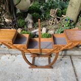 Art Deco sewing basket