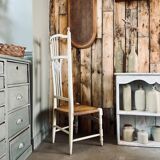 Old straw chair