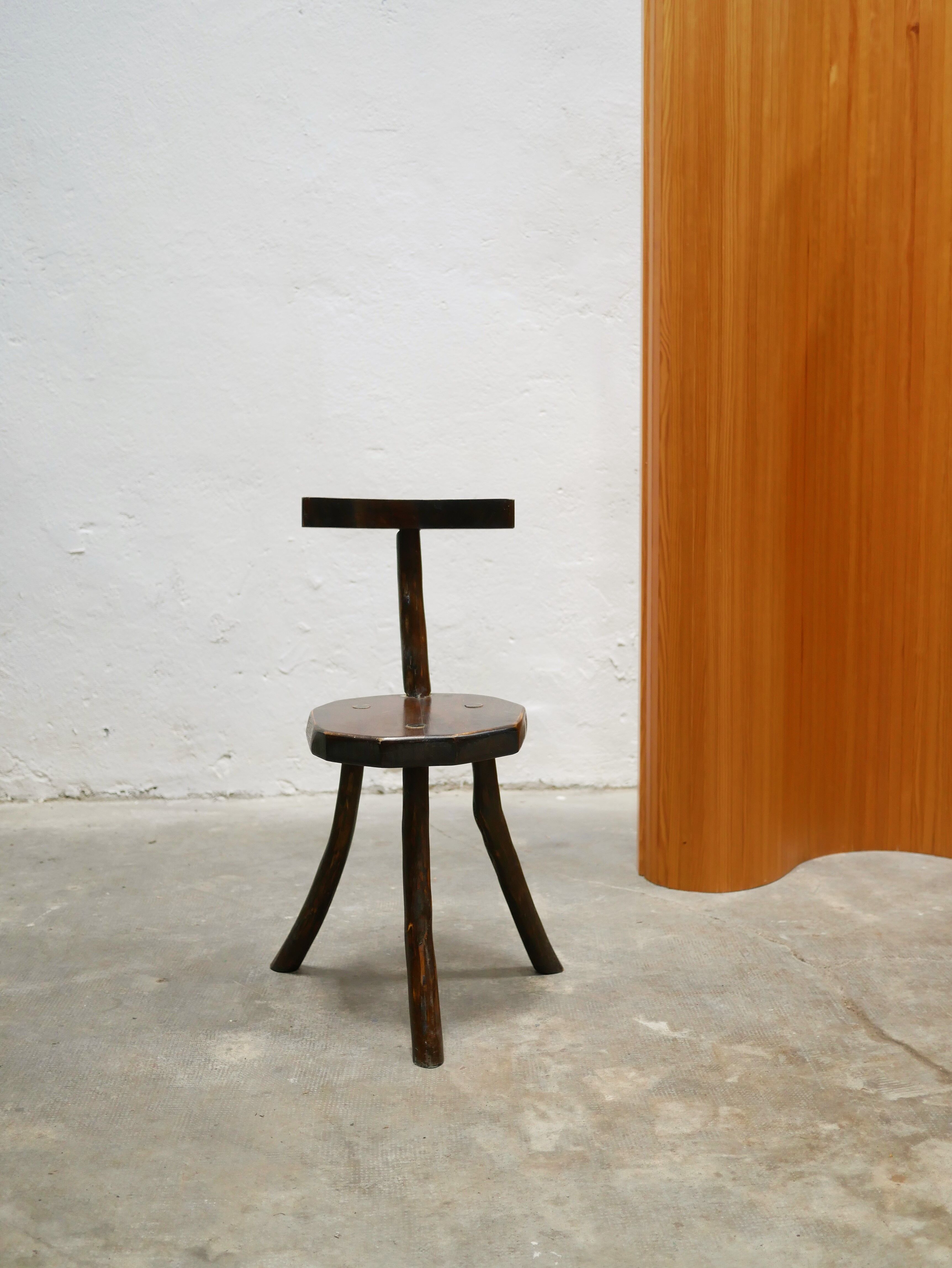 Vintage brutalist chair