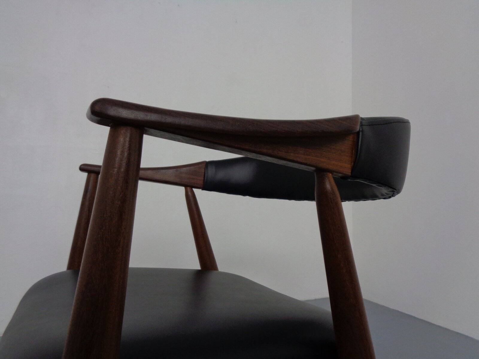 Teak armchair by Thomas Harlev for Farstrup, Denmark, 1960s