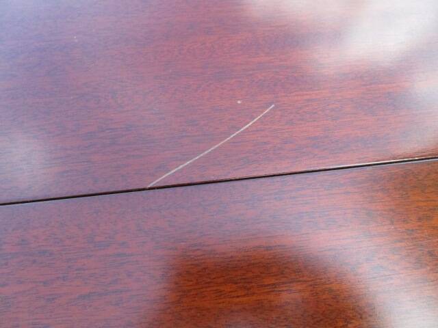 Antique folding dining table