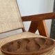 Brutalist wooden dish
