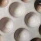6 glazed ceramic snail plates